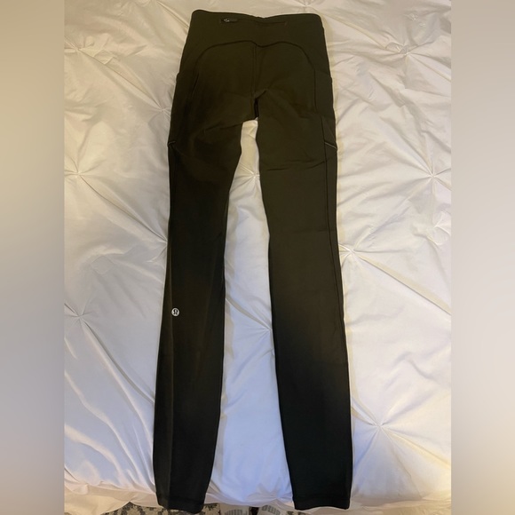 Olive Green Lulu Speed-Up Tights - Picture 2 of 3